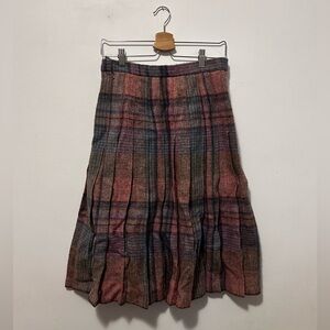 pink/purple vintage wool skirt